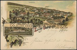 ZHS Oberstrass - Zürich - Litho