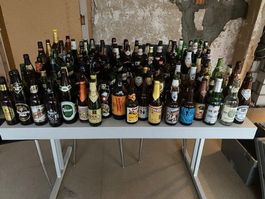 Leere Bierflaschensammlung (153 Stück)