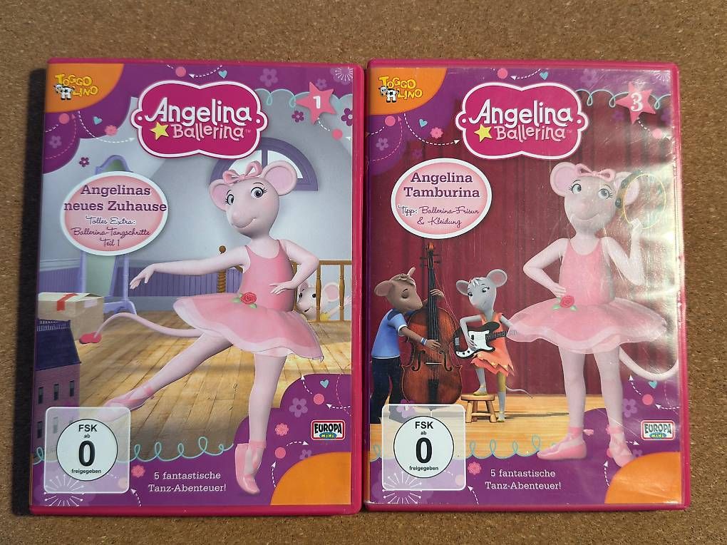 Tutti i DVDs: 2 DVDs "Angelina Ballerina" – Usato da Weisslingen venduto da Cy