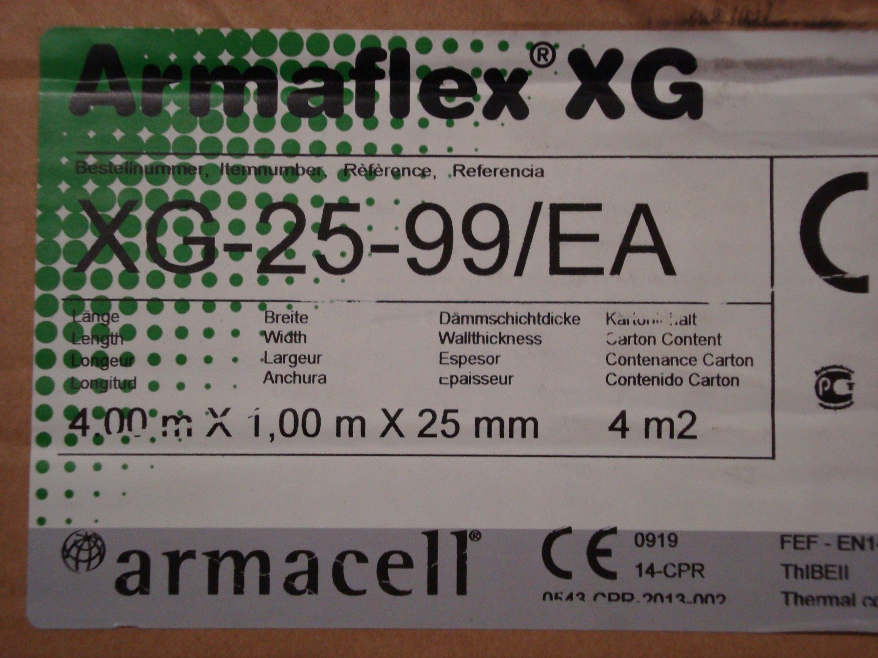 Sanitari: Armaflex XG Isolierung – Nuovo e nell'imballaggio originale da Walzenhausen venduto da Totenkopf0 1