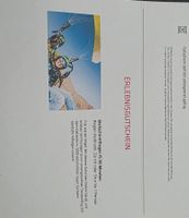 Gleitachirmfliegen 15-30 Minuten Heidiland  Zürich oder Chur