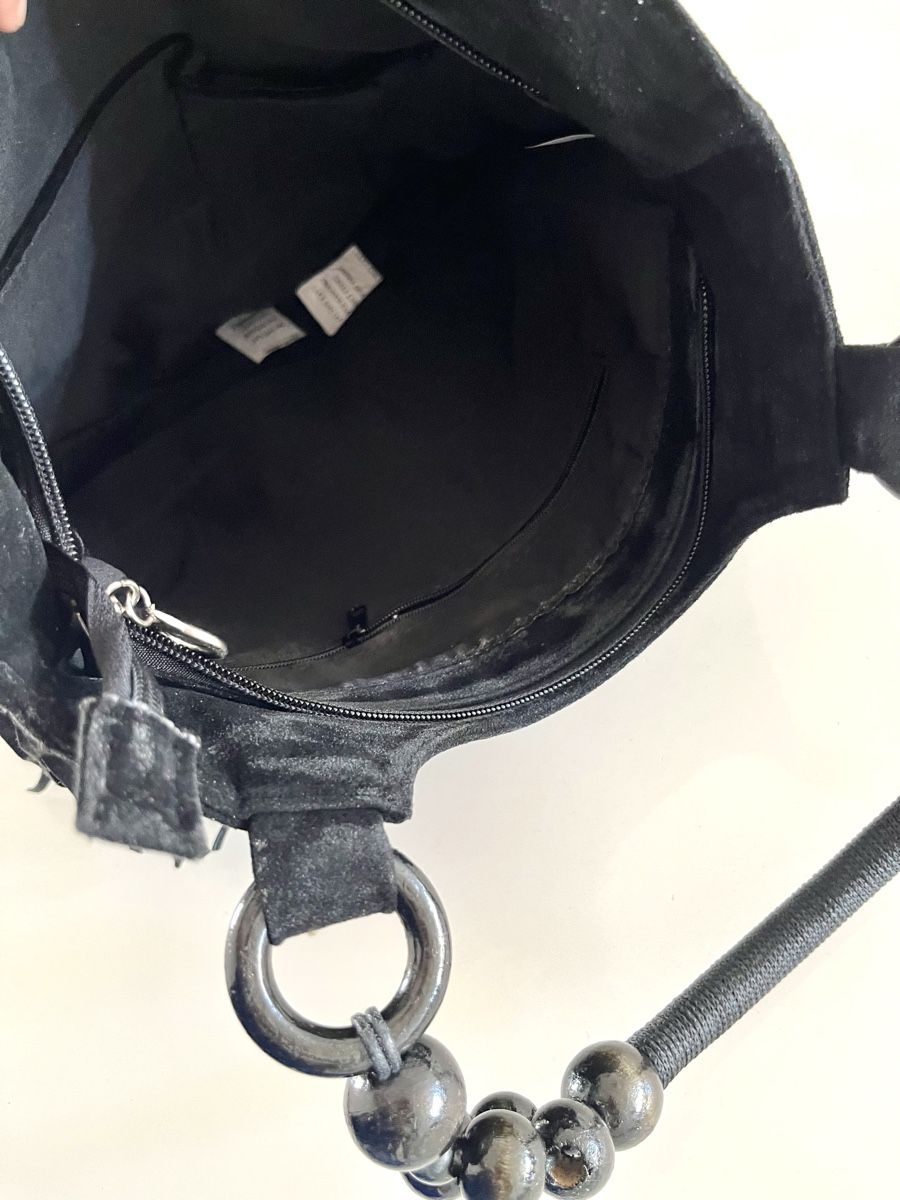 Sacs femmes: NEU! SCHWARZE FRANSEN-HANDTASCHE – Neuf avec emballage d'origine à Basel par JJ.Elena 2