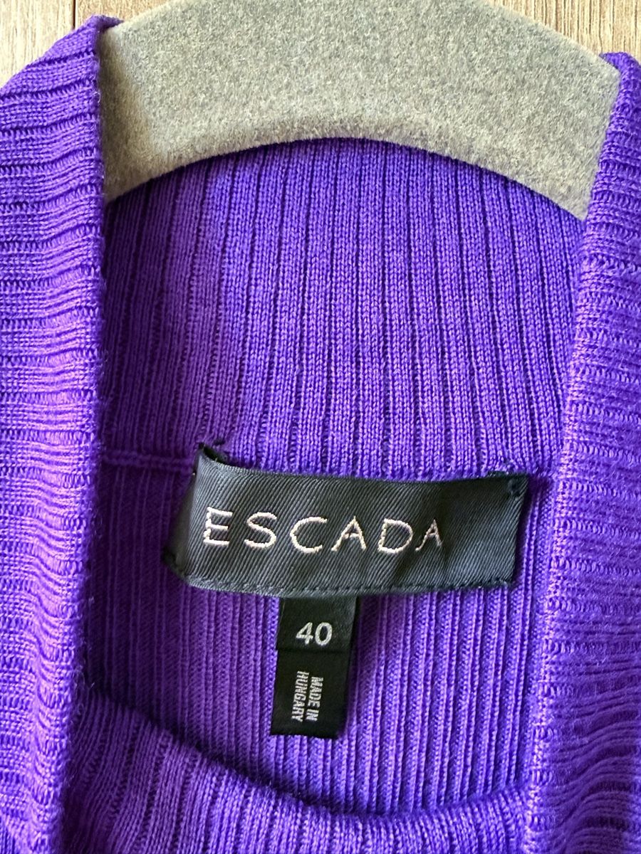 Escada Maglioni & Felpe: Top en maille fine ESCADA violet, Taille 40  – Usato da Grône venduto da ukr_2qbg 1