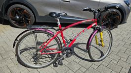 Wheeler Agressor Velo mit Gelsattel + Shimano Deore LX