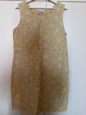 Naturalelemente Kleid mit Leinen