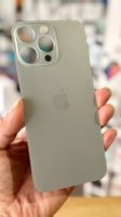 VITRE ARRIÈRE IPHONE 15 Pro max titane (AVEC LOGO)