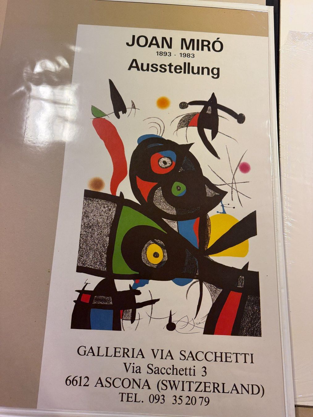Foto & Immagini: Historisches Plakat Austellung Joan Miro – Usato da Zürich venduto da dargie82