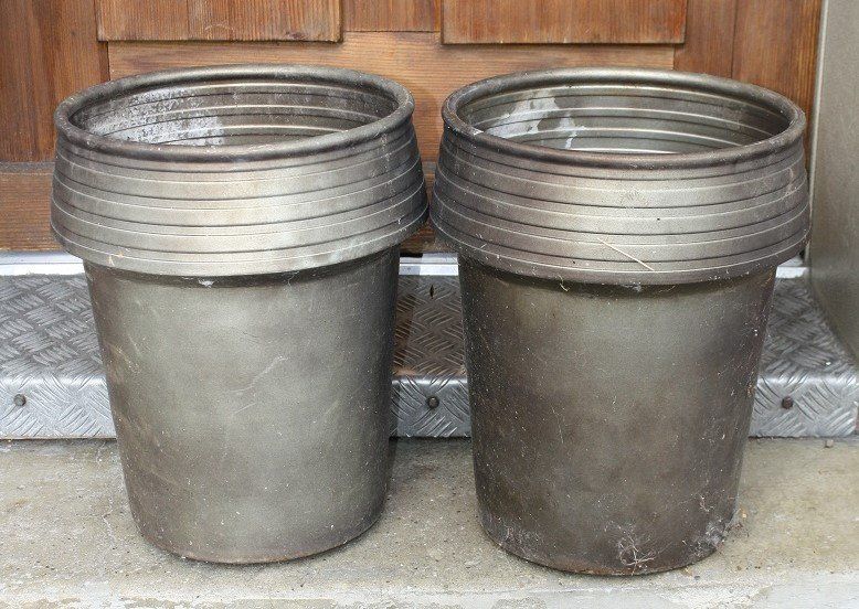 Vasi per fiori: 2 Metalltöpfe d30h38cm – Usato da zuchwil venduto da parson65