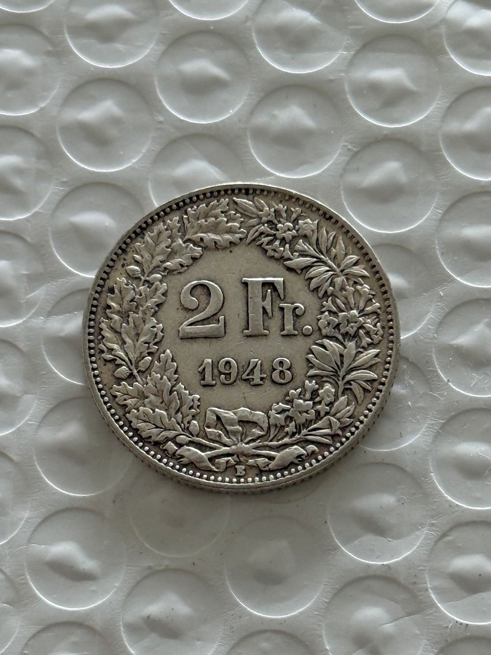 Tutti le monete: 2 Franken 1948  Rar – Usato da Wallisellen venduto da SWISS_SILVER1