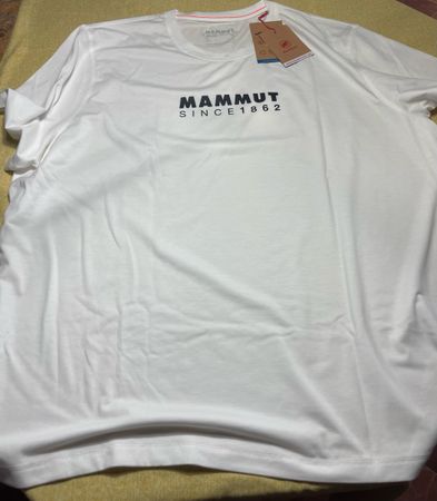 Mammut T-Shirt 3XL-bianca da uomo, perfetta per l'es
