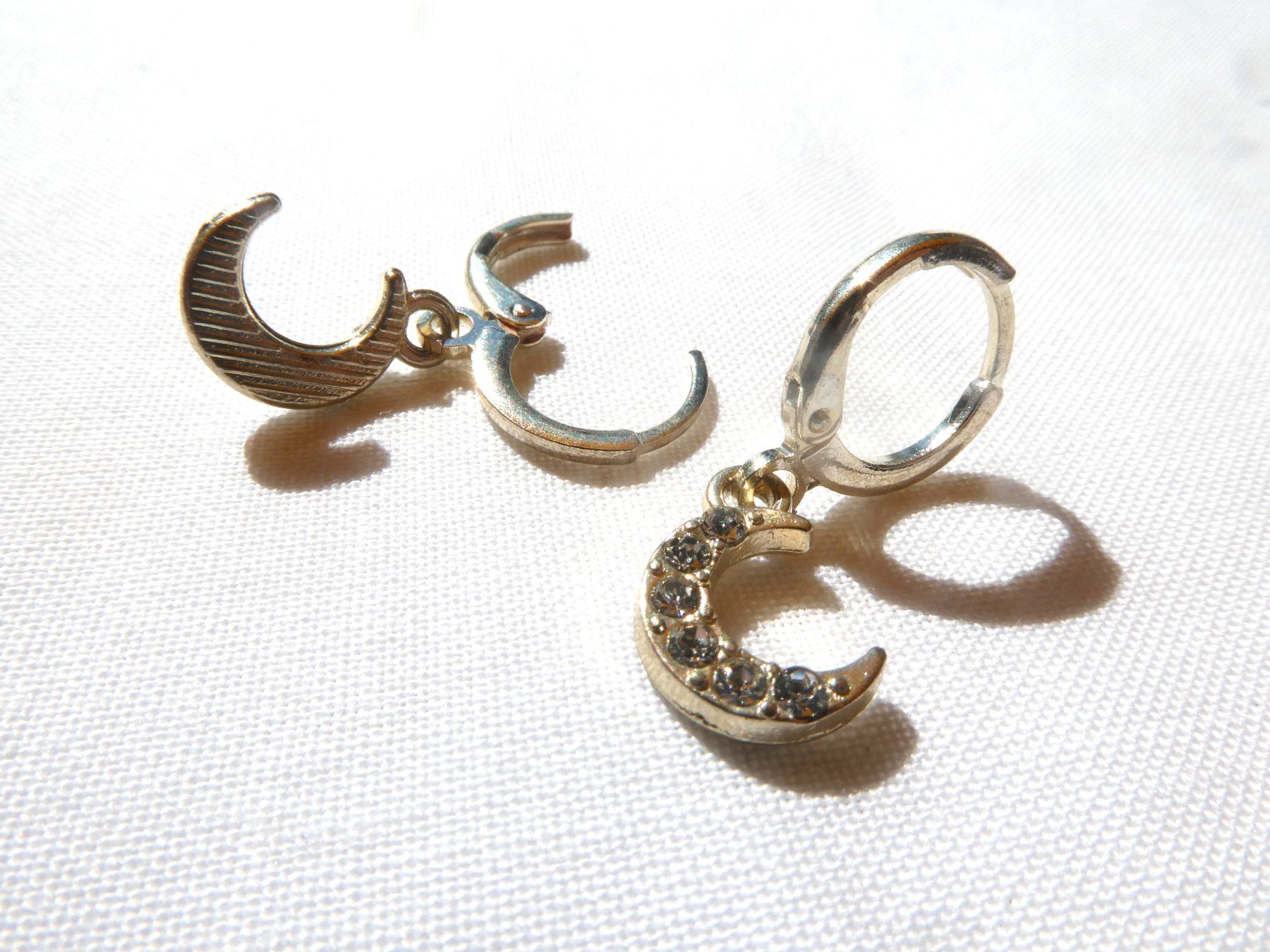 Ohrringe & -stecker: Ohrstecker mit Strass, Klappverschluss,  Modeschmuck / neu – Neu (gemäss Beschreibung) aus Gattikon von kaandooh 2