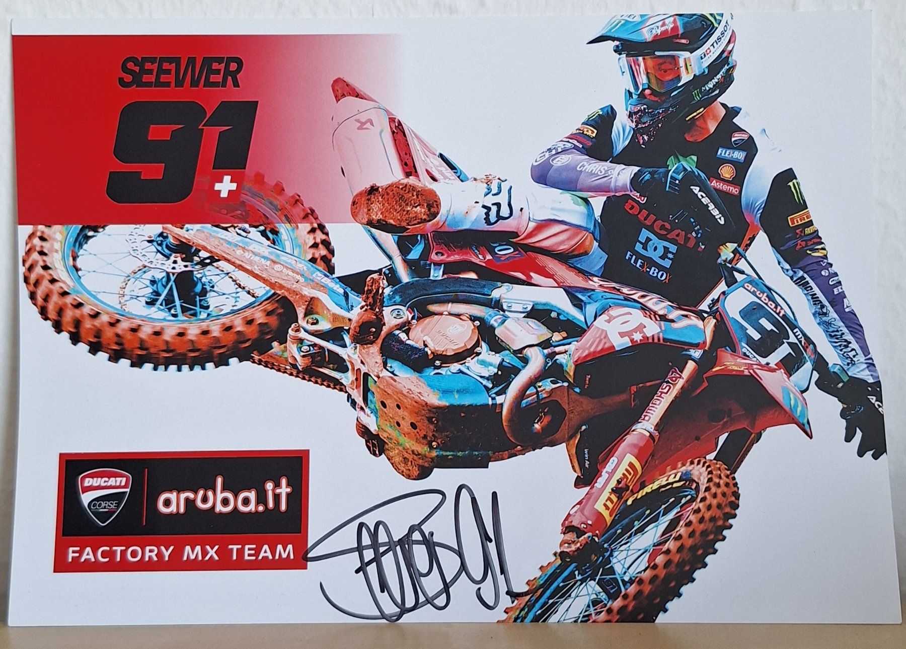 Autografi: Autogrammkarte Jeremy Seewer – Usato da Zürich venduto da Meikefer81