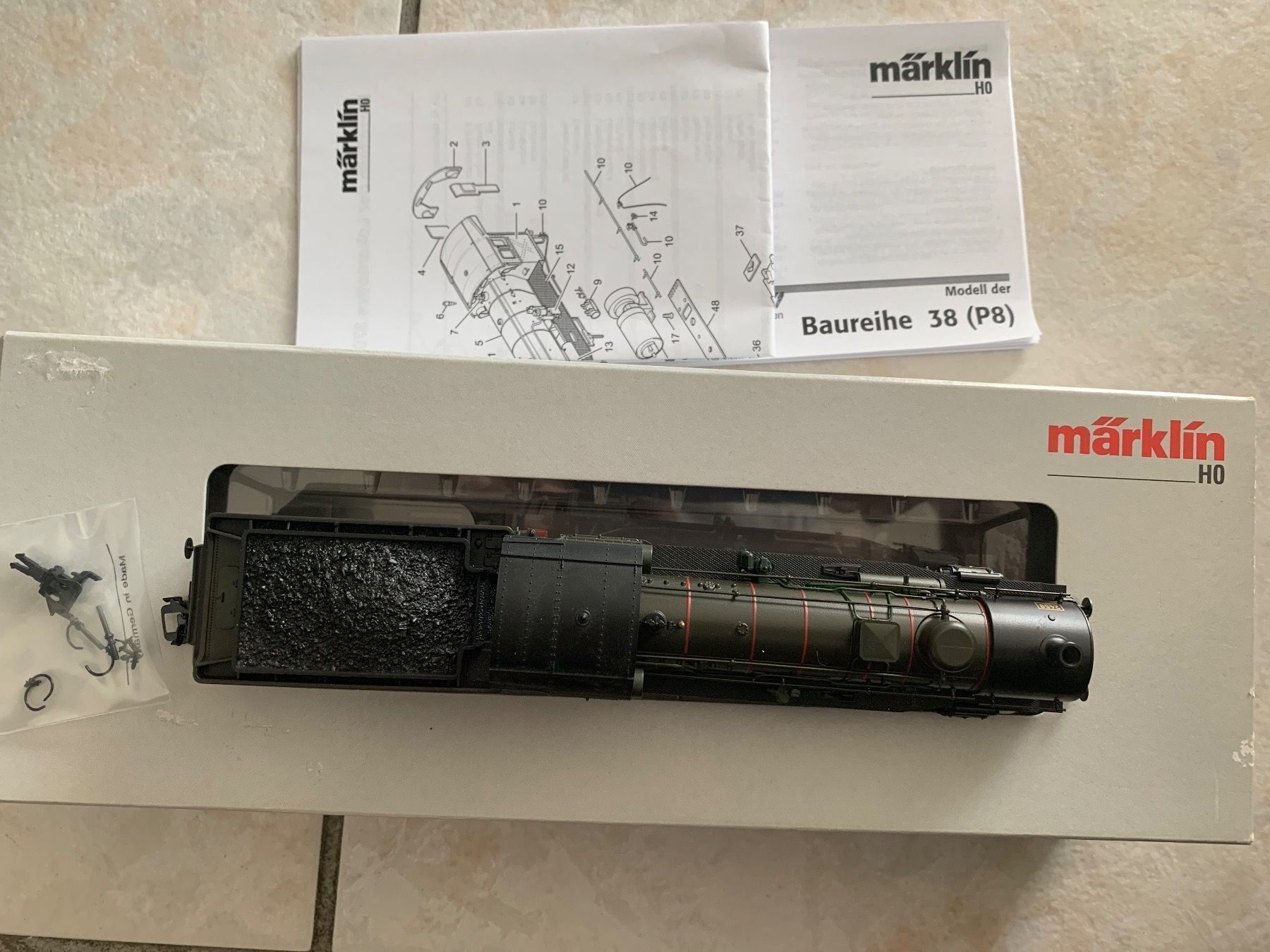 Märklin Modellini di ferrovie: Marklin 37031 Dampflok P8 digital MFX – Nuovo e nell'imballaggio originale da Hauterive NE venduto da eriamch 1