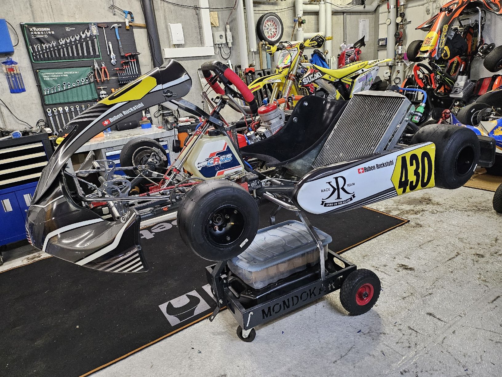 Go-Kart: Rennkart KZ 125 – Usato da Wallisellen venduto da Catanese-Racing74 3