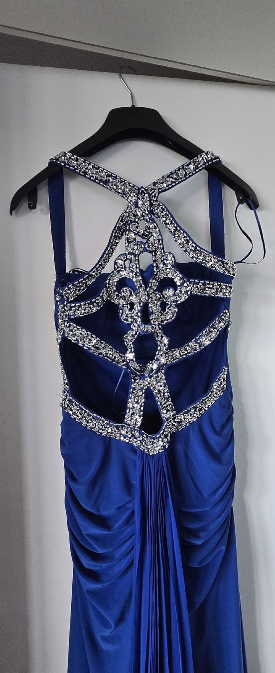 Kleider: Abendkleid Königsblau Gr. 36/38  – Gebraucht aus Wollerau von Didi.ada 5