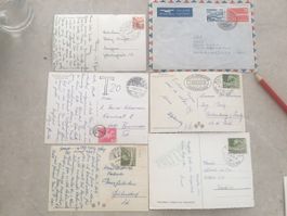 Ansichtskarten mit Kurortstempel,6 Stück