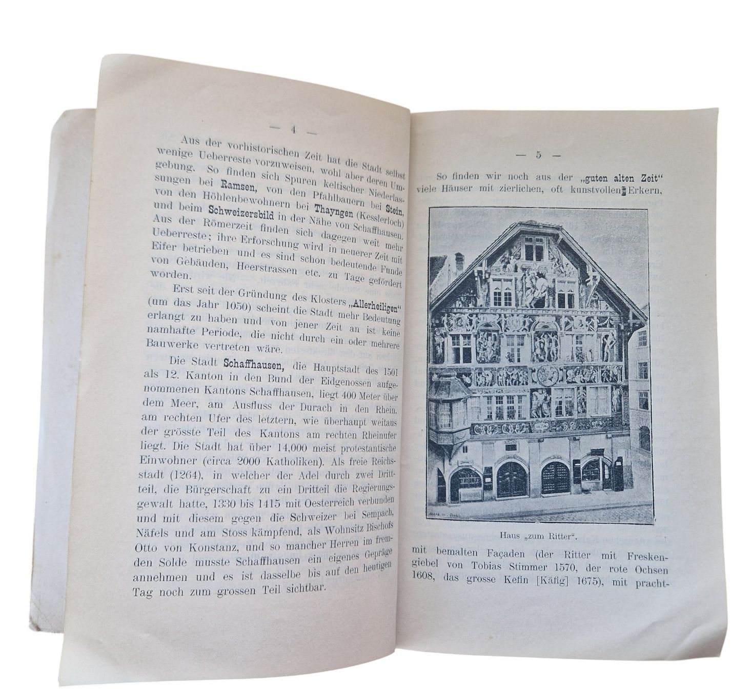 Libri: antiker Reiseführer Schaffhausen 1897 – Usato da Mörschwil venduto da aik_x8mc 6