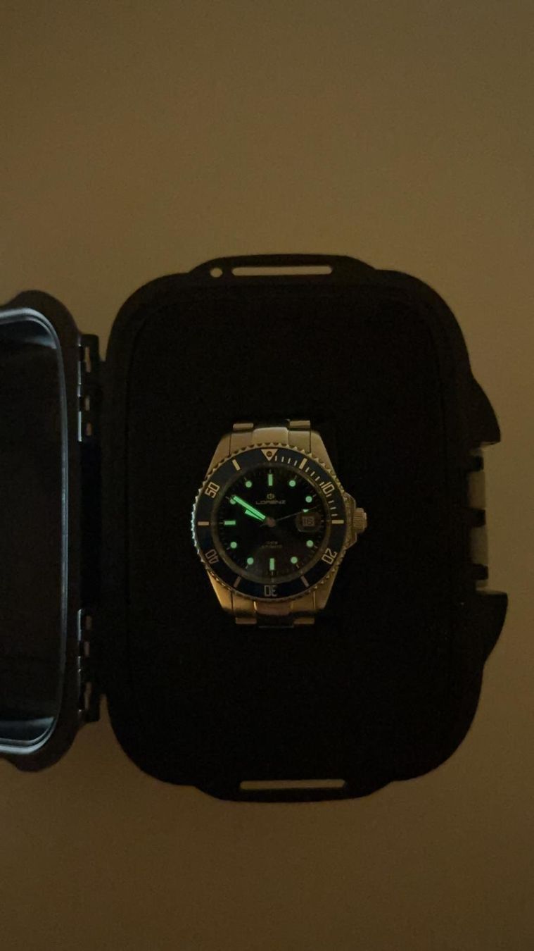 Orologi: Lorenz Automatic Diver 43mm blau 10 ATM + Box – Usato da Basel venduto da mel_gh8b 3