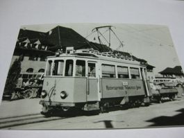 AK Thun Bahnhof mit Tram nach Steffisburg