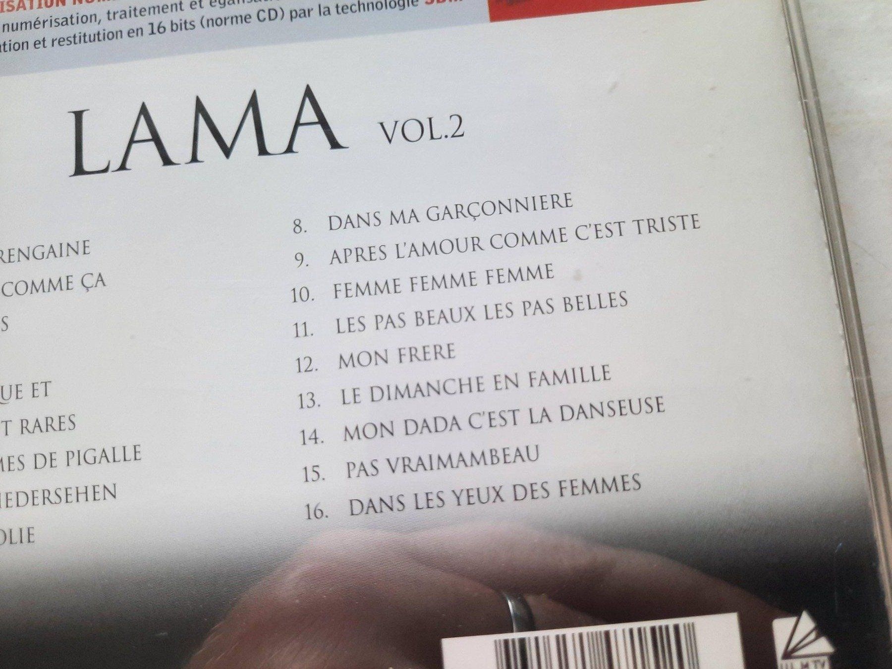 CDs: CD Serge Lama - Master Série volume 2 – D'occasion à Pully par bro_n52j 3