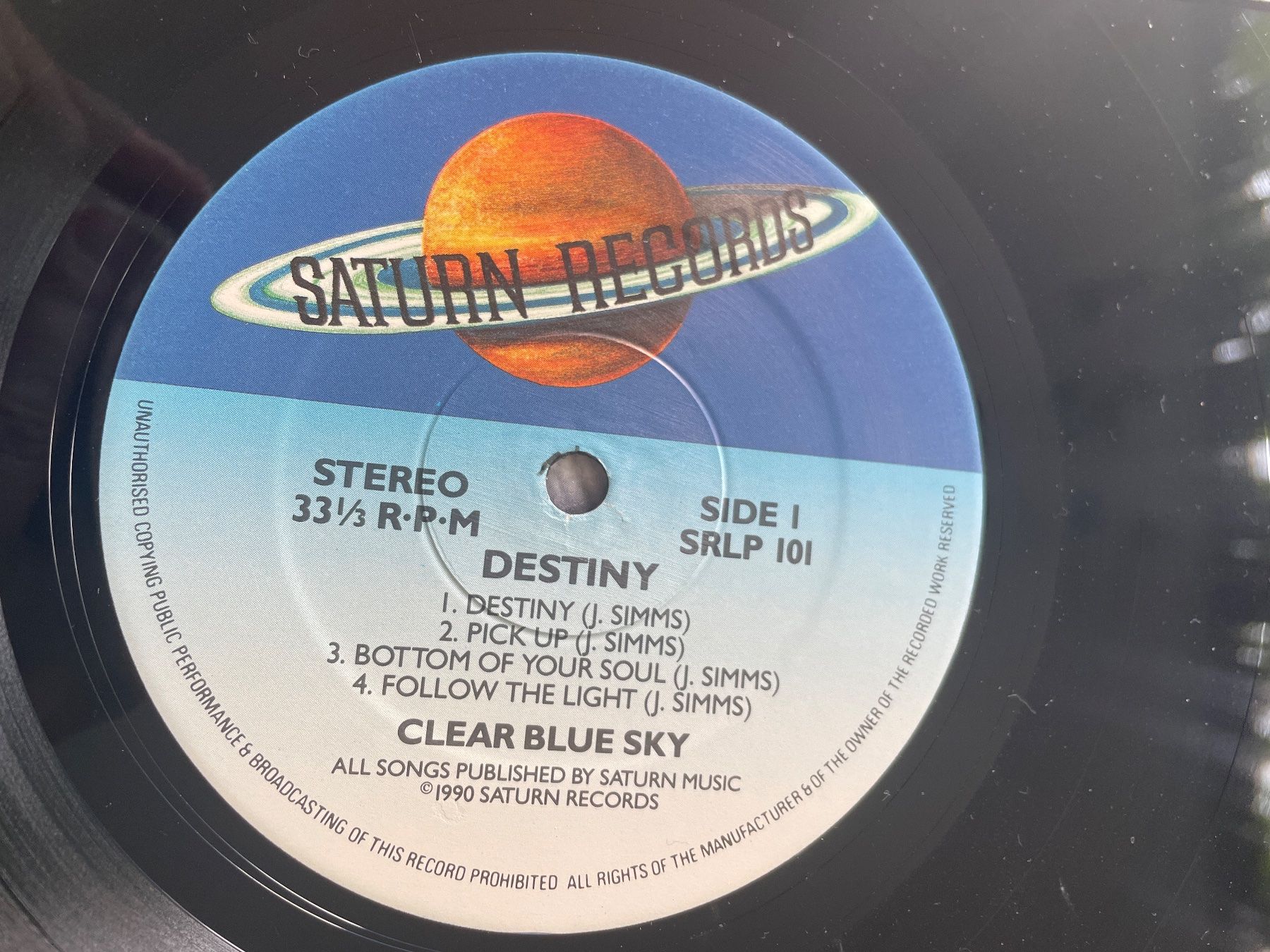 Vinyles: S862 Destiny/Clear Blue Sky – D'occasion à Frutigen par Philippe_jsp 2