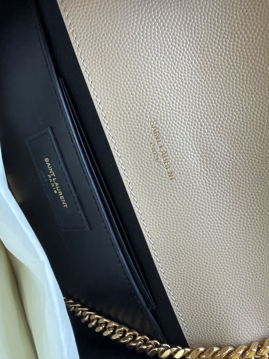 Saint Laurent Taschen für Damen: Saint Laurent Kate Monogram medium beige – Neu (gemäss Beschreibung) aus Zürich von CVMK 6
