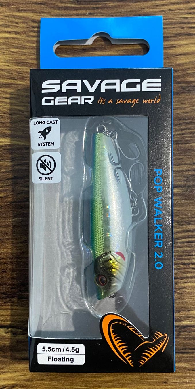 Savage Gear Esche: SAVAGE GEAR Pop Walker 2.0 Floating 5,5cm 4,5g – Nuovo e nell'imballaggio originale da Widnau venduto da Fishingtackle_Oggy