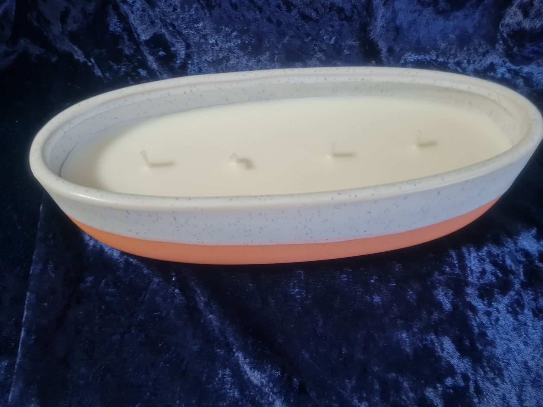 Partylite Bougies: PartyLite - 4-Docht-Glas Pfirsich-Honig-Zitronella – Neuf avec emballage d'origine à Othmarsingen par Kleibai