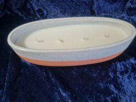 PartyLite - 4-Docht-Glas Pfirsich-Honig-Zitronella