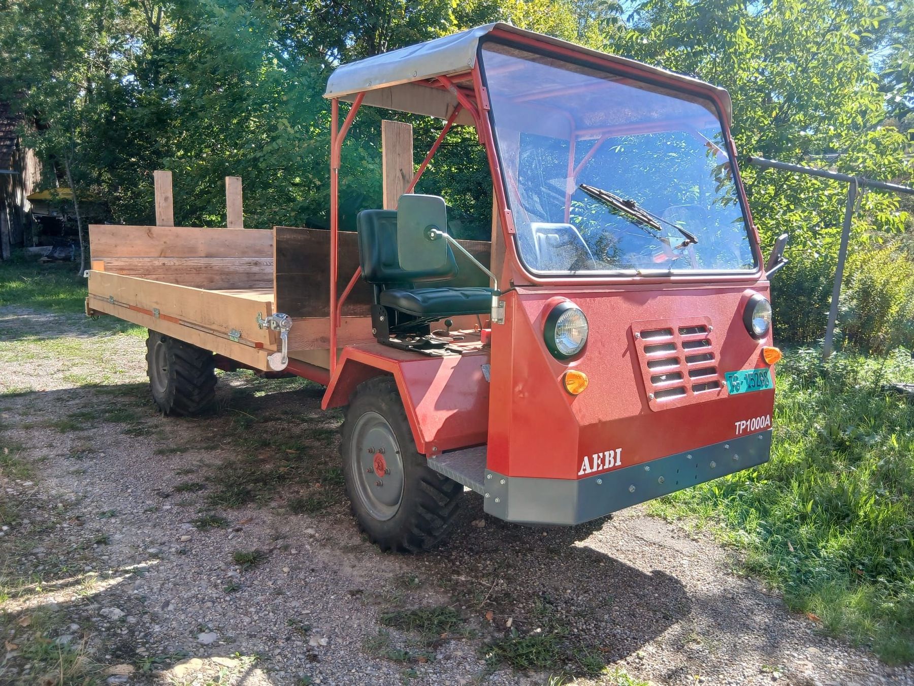Aebi Trattori: Aebi Transporter TP1000A – Usato da Gunzwil venduto da Toblerheinz