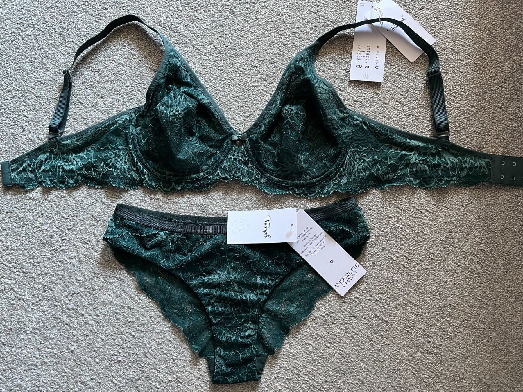 Triumph Sonstige Unterwäsche: TRIUMPH Set. Gr 80 C und S. Fabrikneu – Neu und originalverpackt aus Kleindöttingen von nev_tn7c