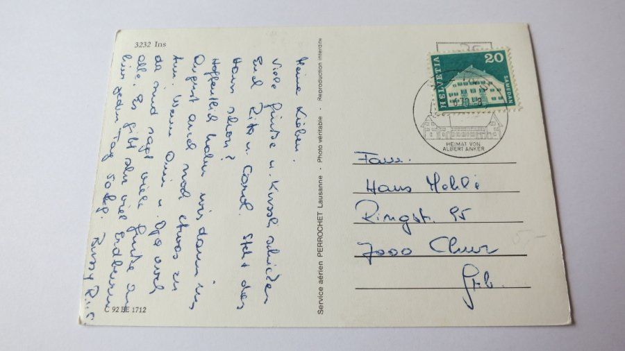 Cartoline postali: Ins / BE - 1970 – Usato da Jona venduto da centumprata 1