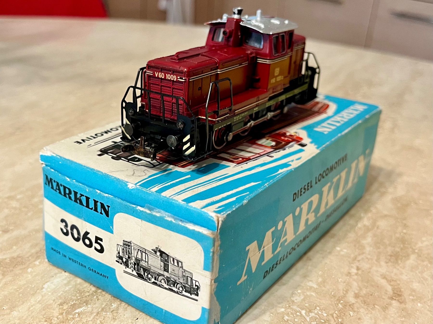 Märklin Modellini di ferrovie: SERVICED OVP Märklin 3065 FIRST VERSION V60 DB BR 260 TELEX – Usato da Biel/Bienne venduto da luc_7ffs 8