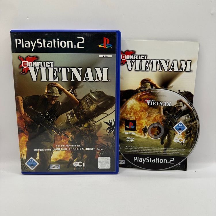 Conflict: Vietnam Sur PlayStation 2 - Pal, 2004, Manuel Et Boîte, Disque Très Bon état