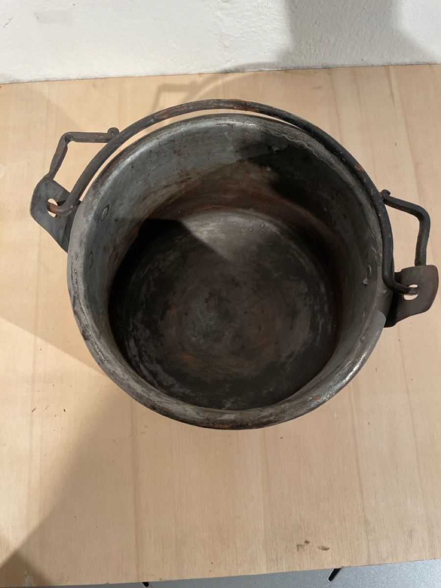 Pentole: Antiker Kupferkessel, Durchmesser 20cm, – Usato da zürich venduto da luiz03 3