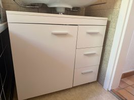 Waschbeckenunterschrank weiss