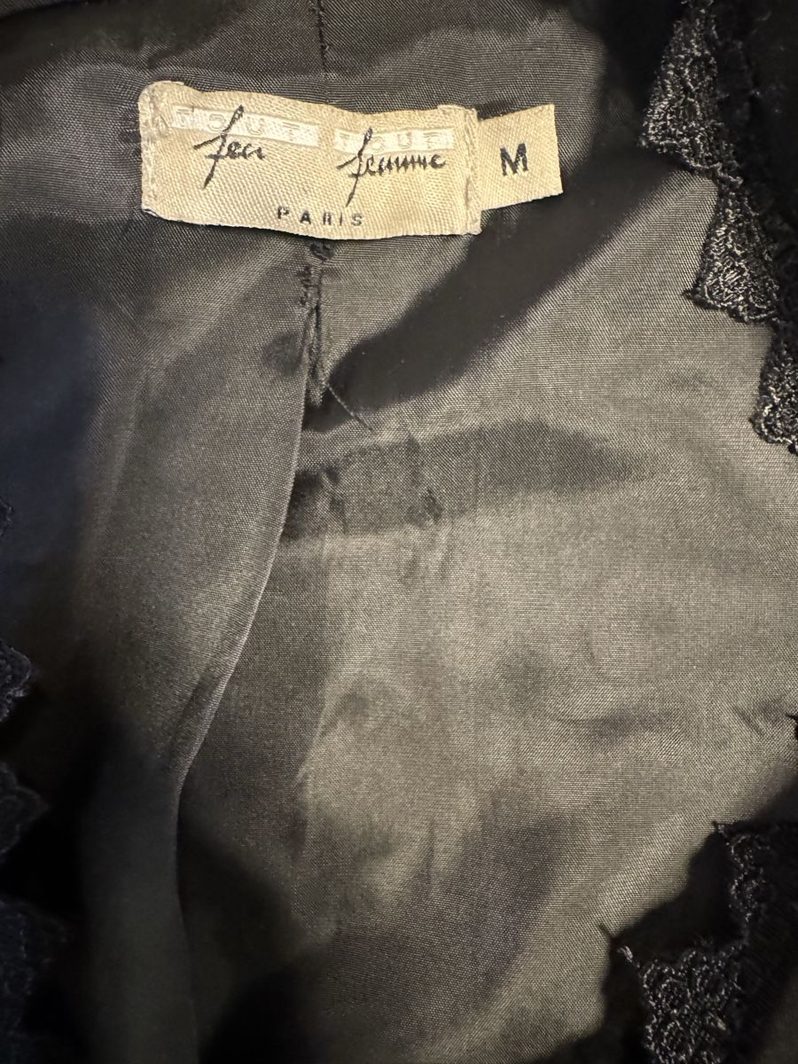 Giacche: Schwarze Damen Jacke Blazer mit Spitze, Grösse M – Usato da Altdorf UR venduto da Lilelo82 2