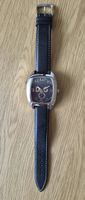 D&G Uhr Lederarmband schwarz guter Zustand