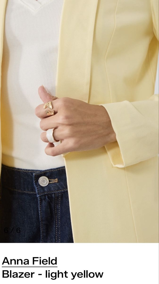 Anna Field Vestes: Anna Field Blazer light yellow size M NEW – Neuf avec emballage d'origine à Zürich par chisabella 2