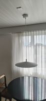 Hängelampe rundes Design weiss Metall