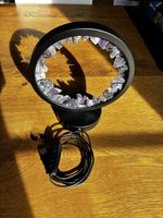 Dekorative Amethyst Lampe
