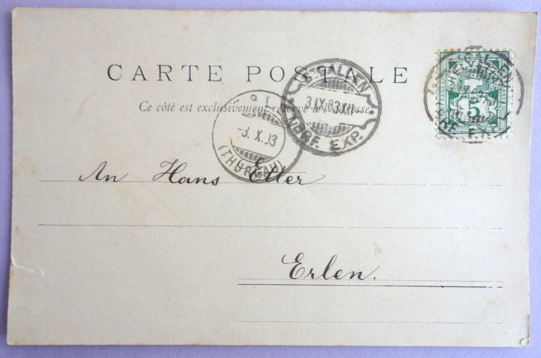 Cartoline postali: Excursion sur la Mer de Glace – Difettoso da Fétigny venduto da Billy2miny 1