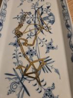 Goldige Halskette mit Vogel Anhänger - Modeschmuck!