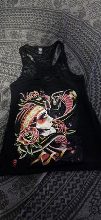 Sullen Angel Gothic Women Shirt Gr.L