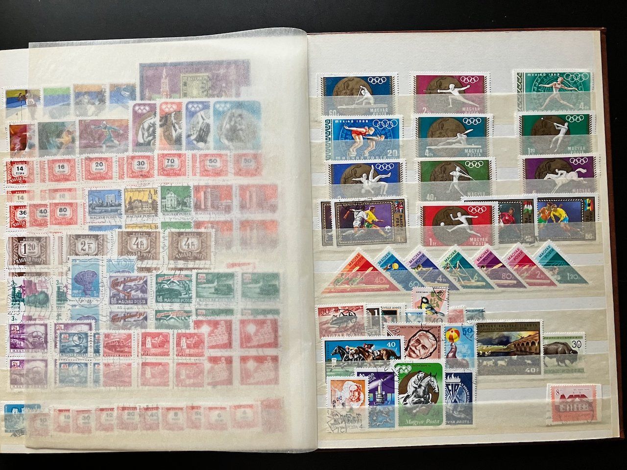 Tutti i francobolli: Ungarnsammlung im Steckalbum – Usato da Nesslau venduto da andi_hon 8