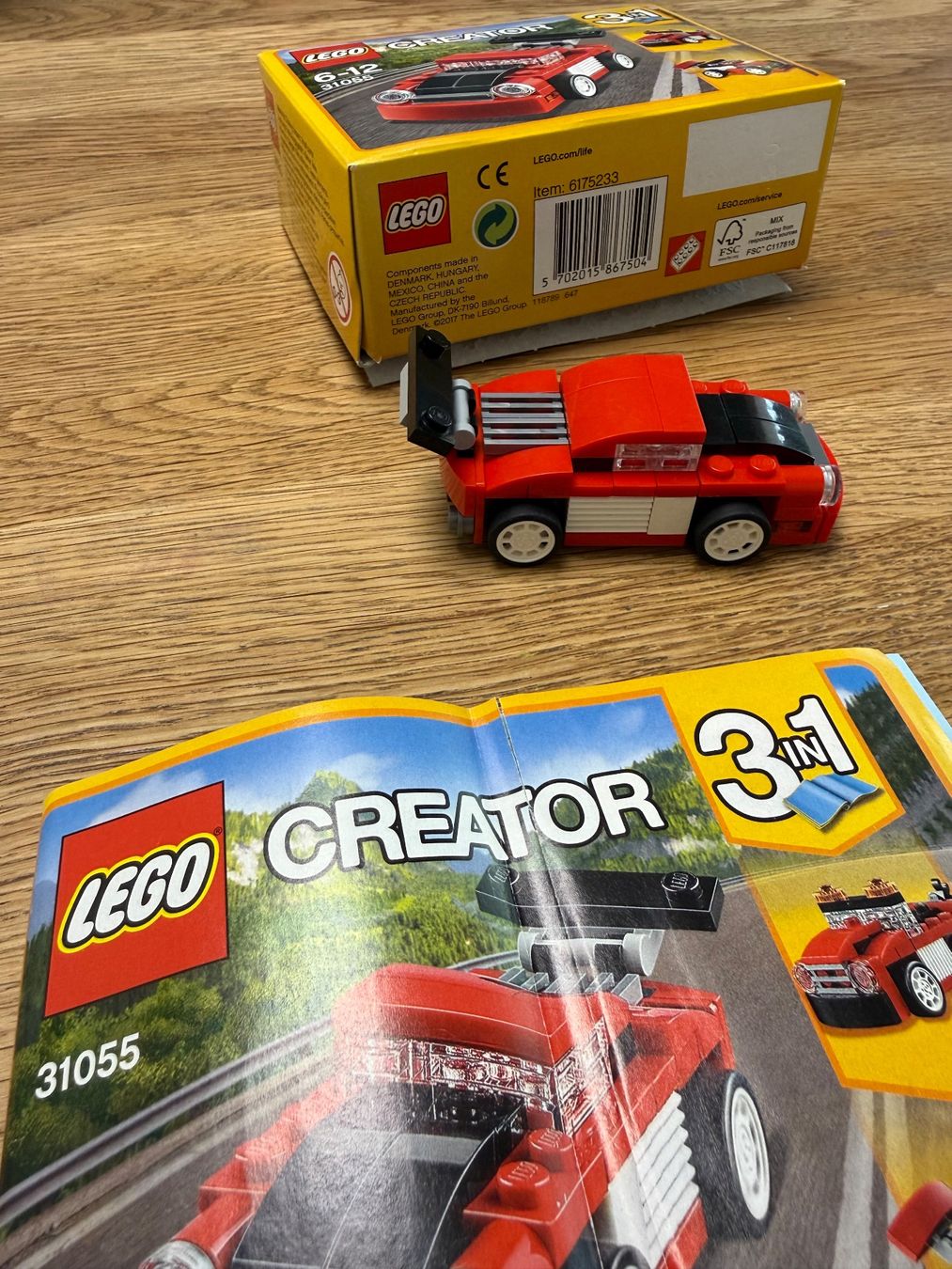 Lego Kit di costruzioni: Lego 31055 CREATOR 3 in 1Auto – Usato da RIET (NEFTENBACH venduto da SAMUEL110 2