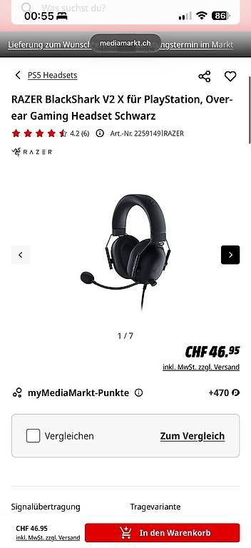 Cuffie: RAZER Gaming Headset - Top Zustand! – Usato da Arbon venduto da maiiking 3