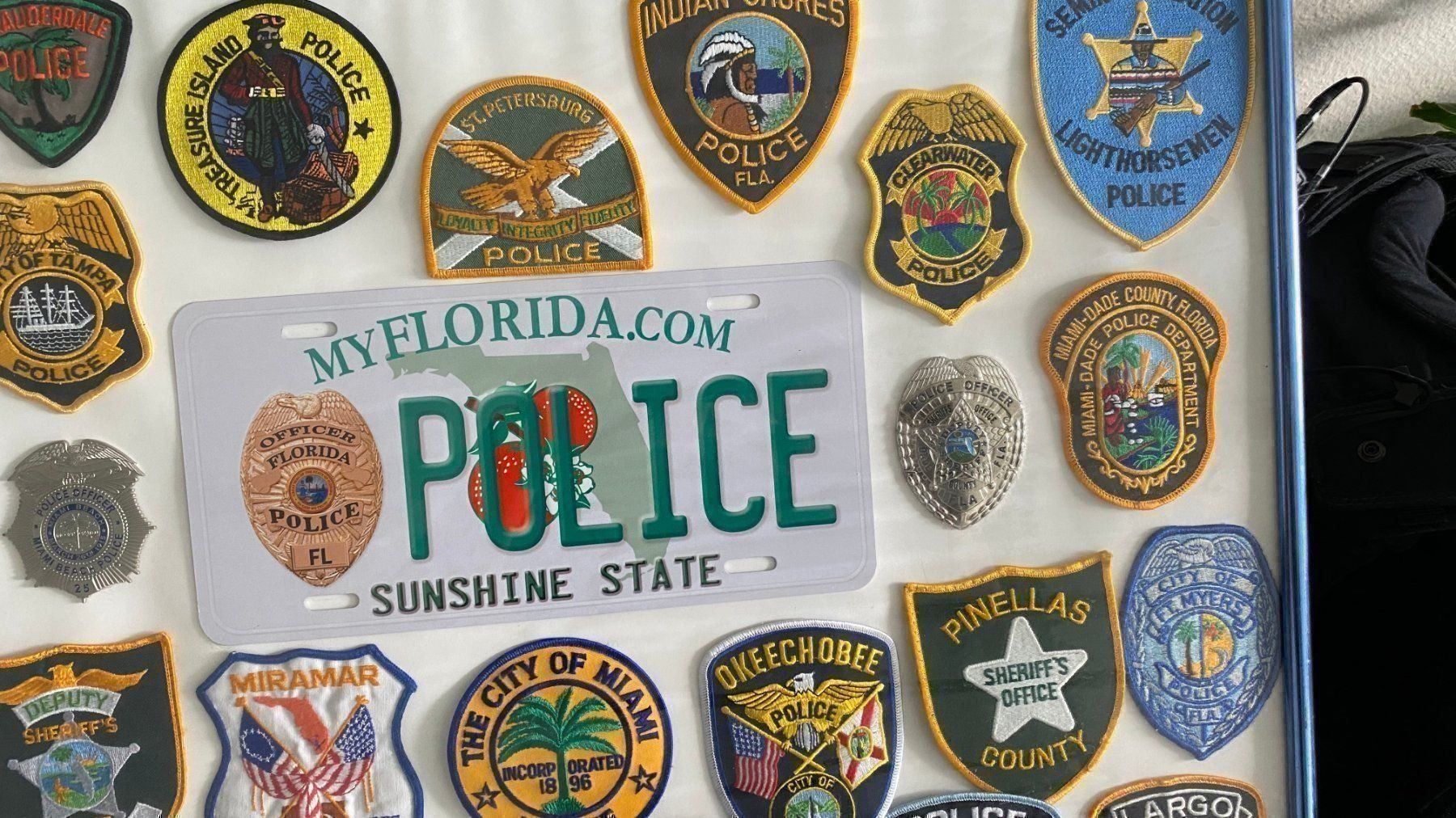 Plaketten & Abzeichen: Badge Patch USA Florida Police Polizei – Neu (gemäss Beschreibung) aus Zürich von kun_d8p9 2