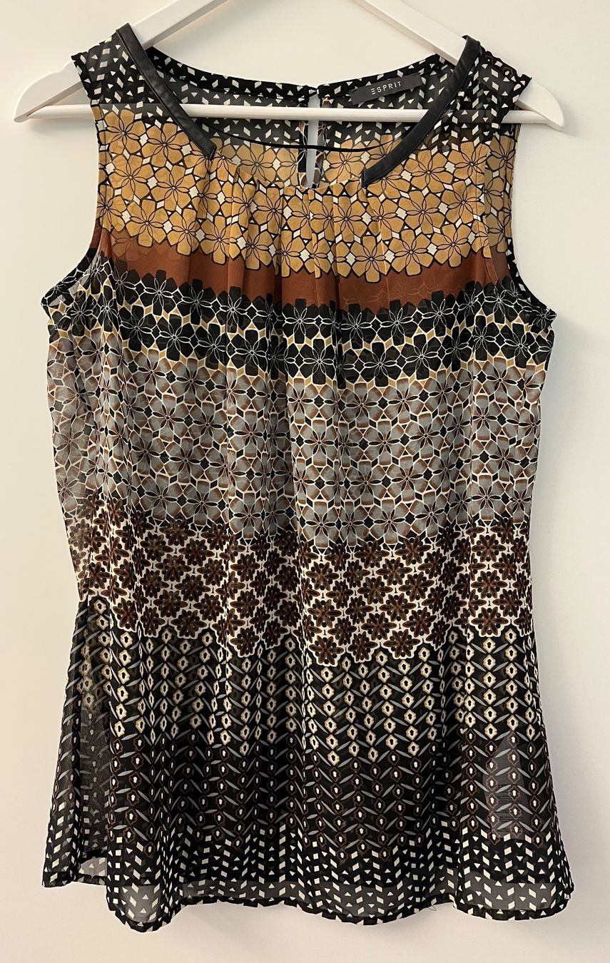 Esprit Camicette: Esprit Bluse, Grösse 40, gemustert – Nuovo (secondo la descrizione) da Altdorf UR venduto da Mini037