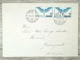 TR10 Enveloppe + Timbre Suisse 1939